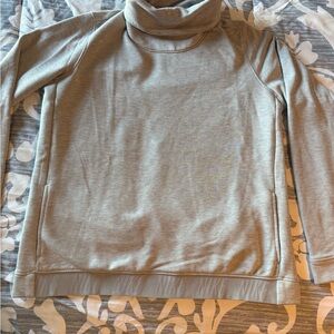 Nike Dri-FIT Cowl Neck Pullover Sweatshirt | Gray | Women’s Athletic Top